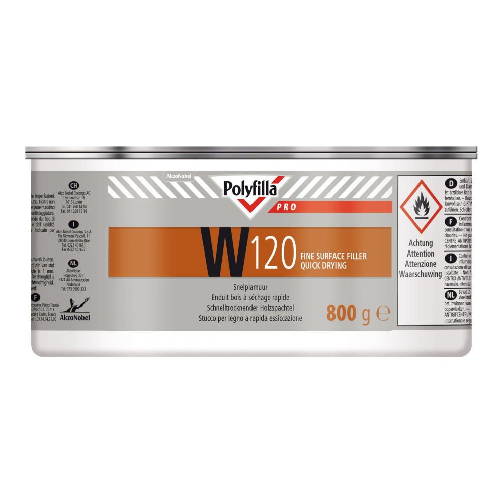 Polyfilla Pro W120 Snelplamuur Gereedschap en materialen VerfPoint.nl